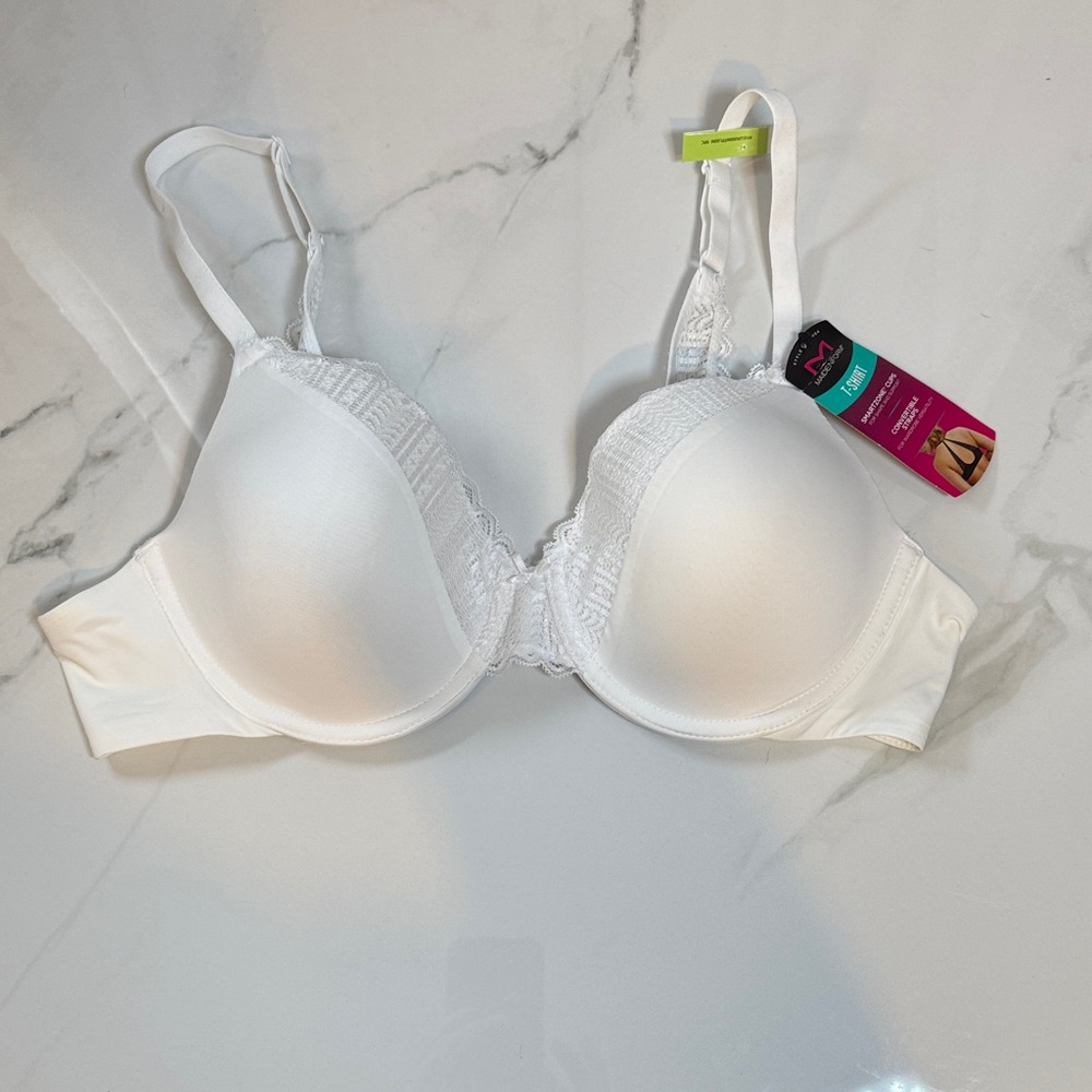 Women's White Lace Bra Maidenform